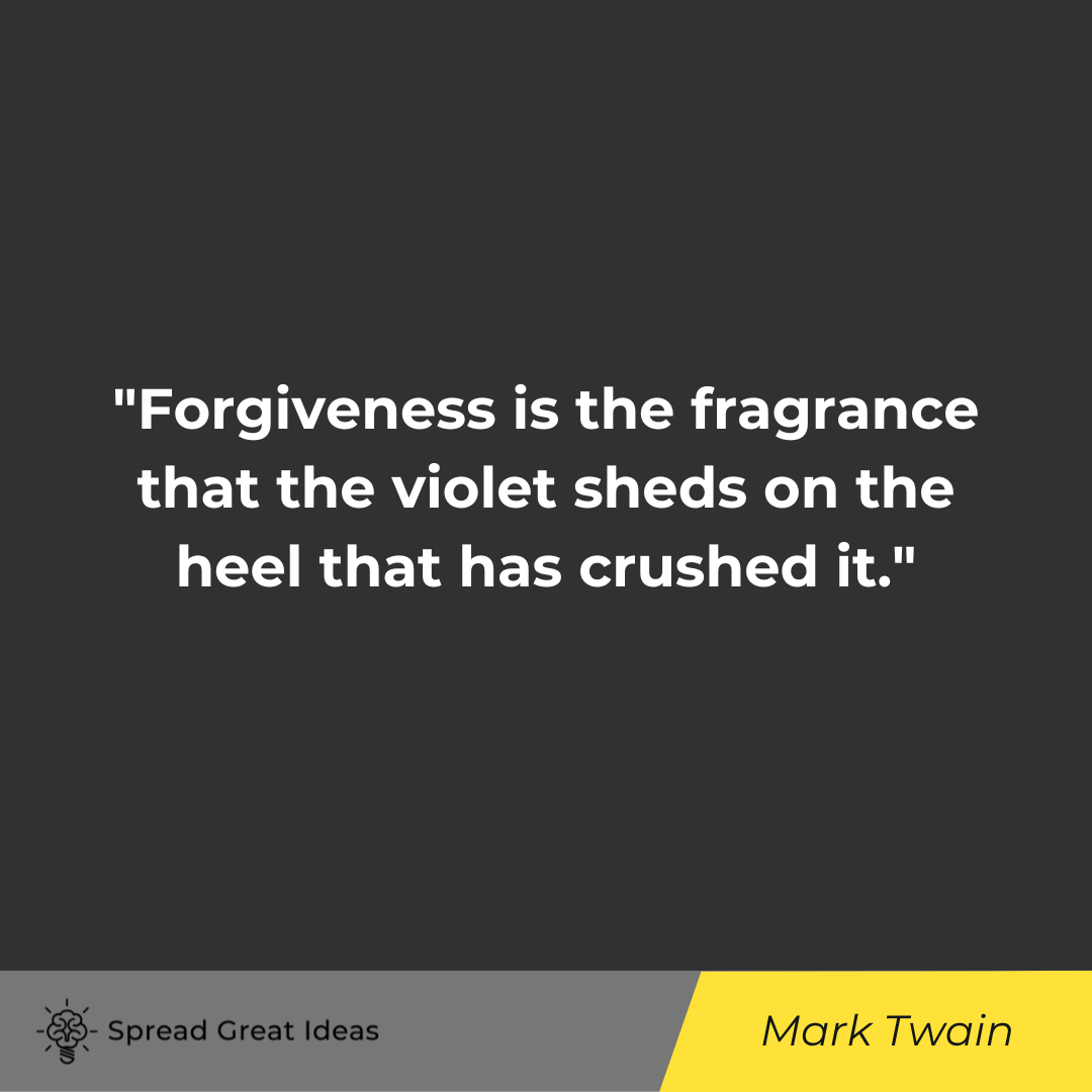 Mark Twain Quote on Forgiveness