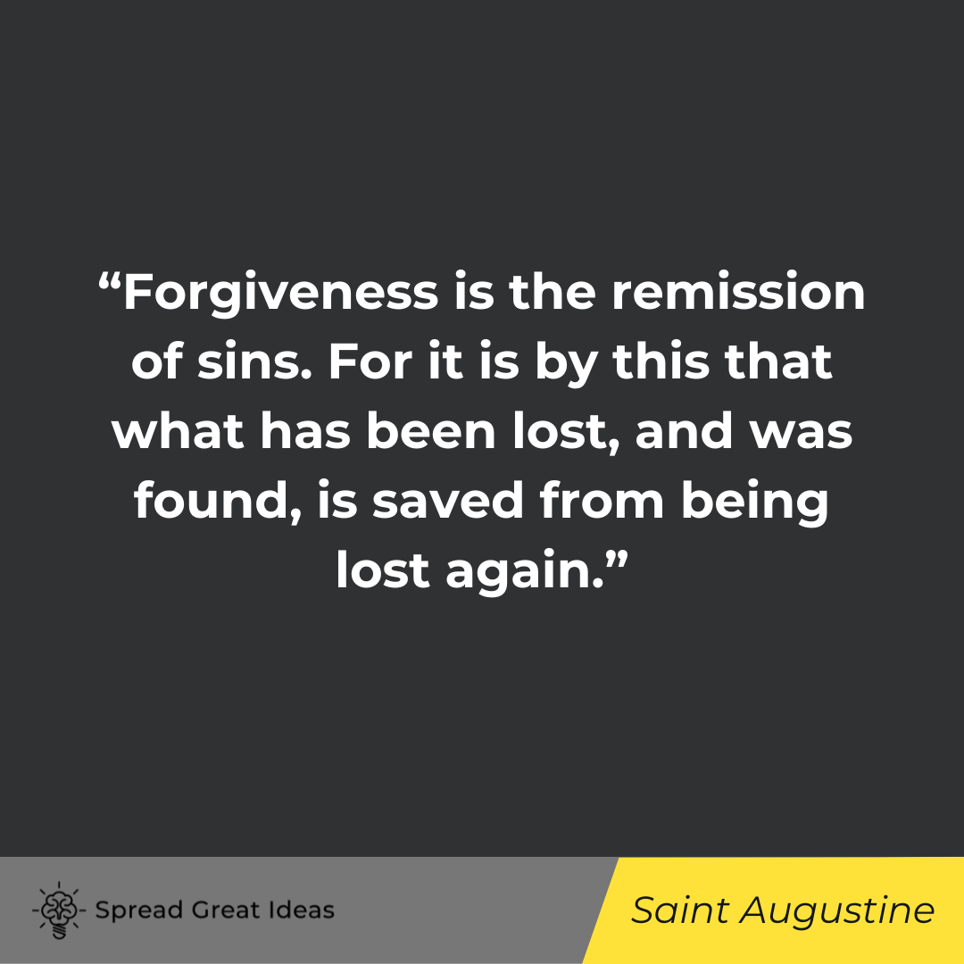 Saint Augustine Quote on Forgiveness