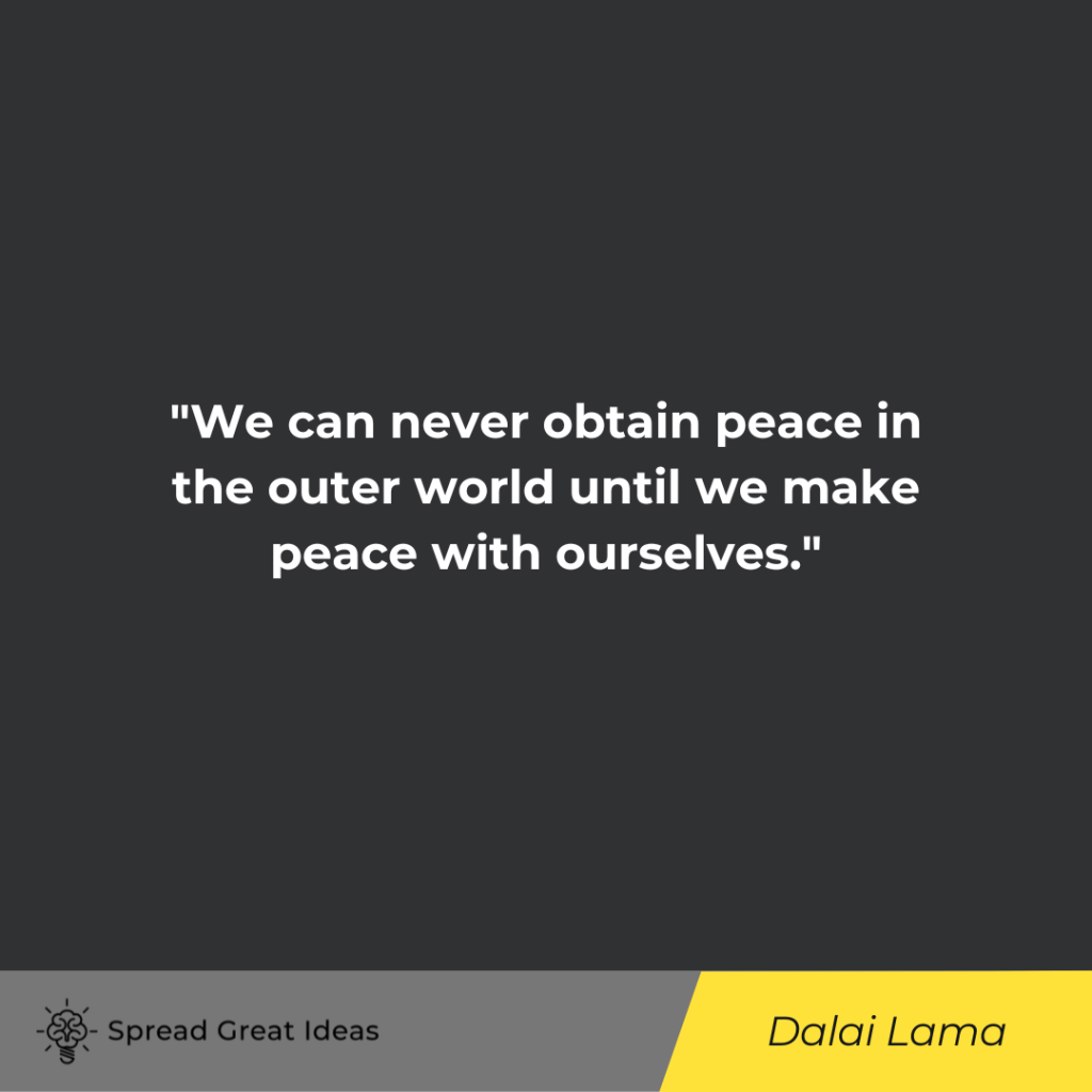 Dalai Lama quote on peace
