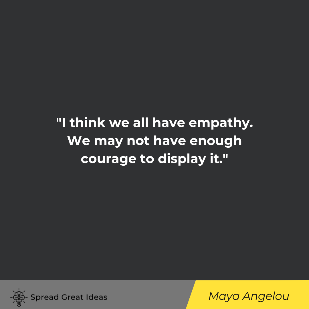 Maya Angelou on Empathy Quotes