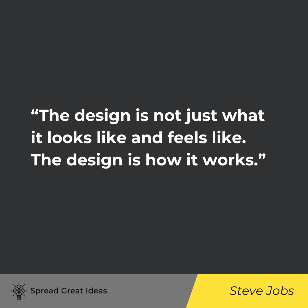 Steve Jobs on Design Quotes