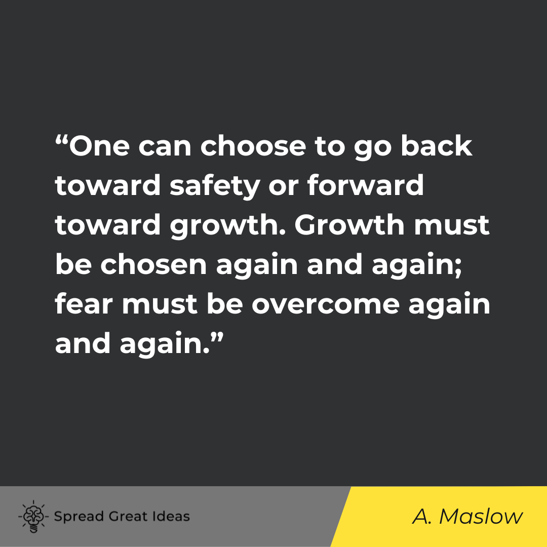 Abraham Maslow on Self-Improvement Quotes