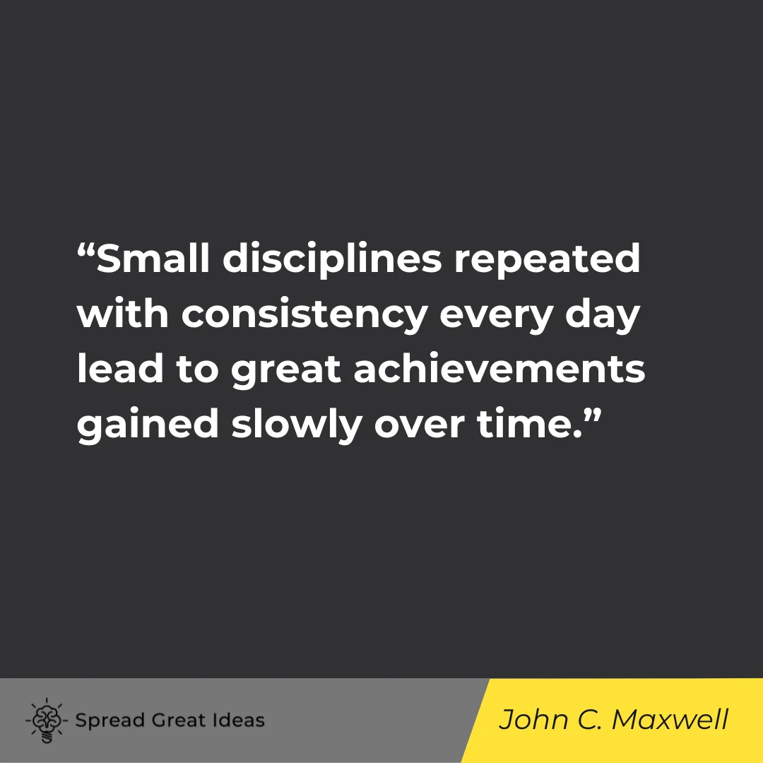 John C. Maxwell on Consistency Quotes