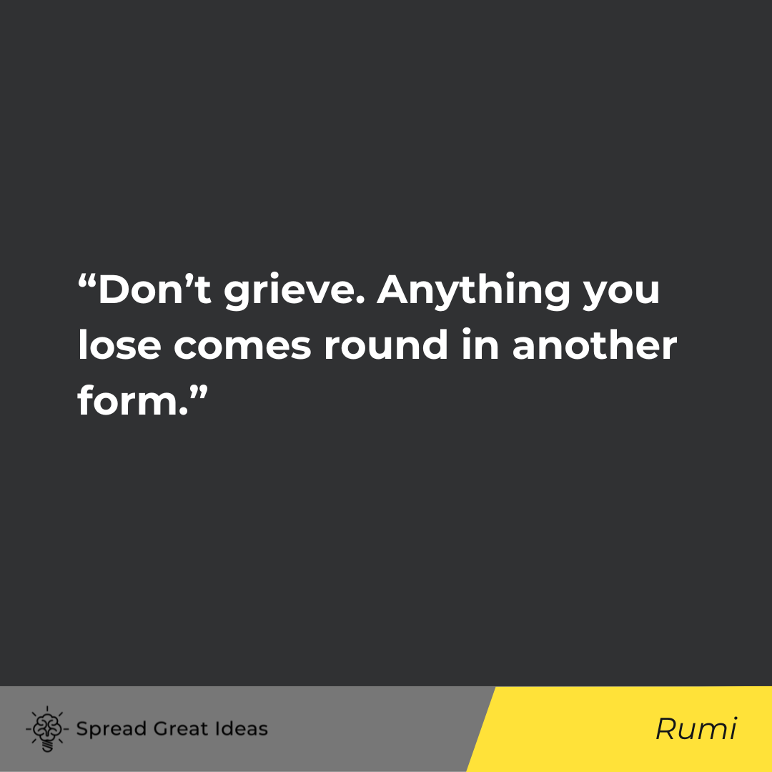 Rumi on Grief Quotes