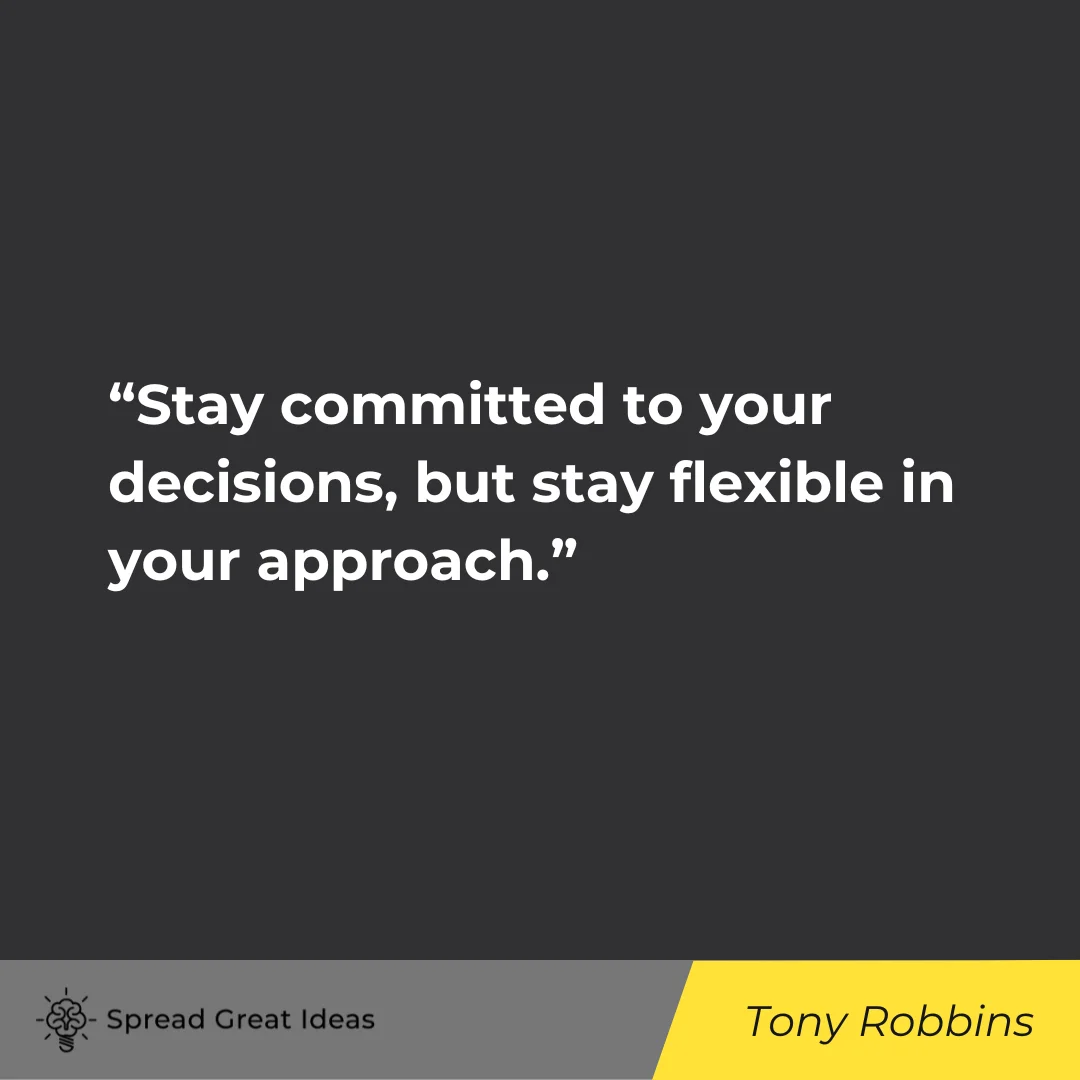 Tony Robbins Quote on Stay In Your Lane