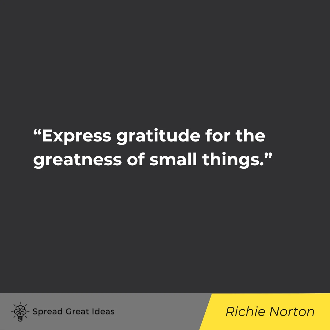 Richie Norton on Thankful Quotes