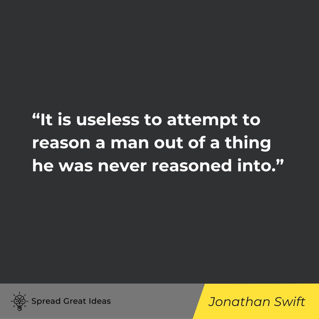Jonathan Swift Quote on Assumption