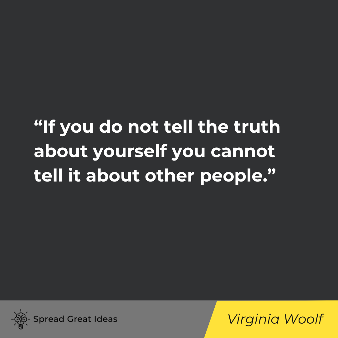 Virginia Woolf on Integrity Quotes