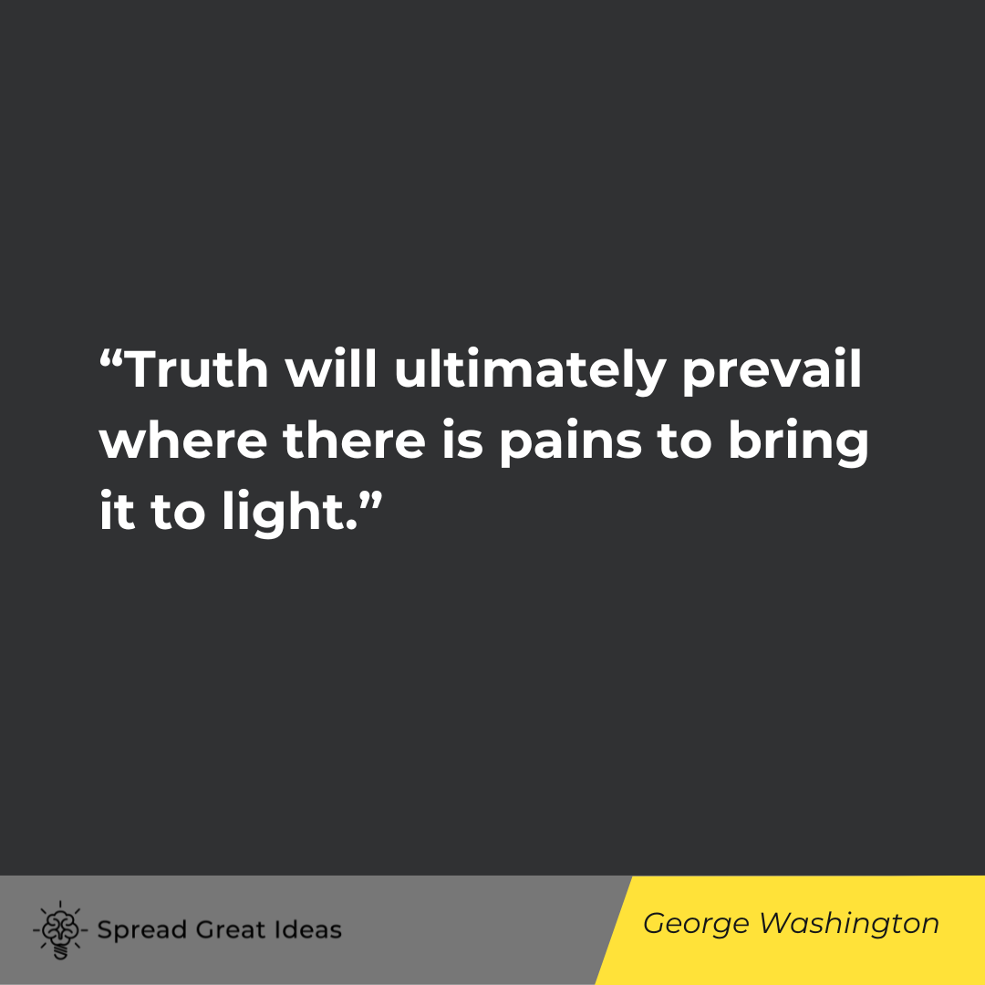 George Washington on Integrity Quotes