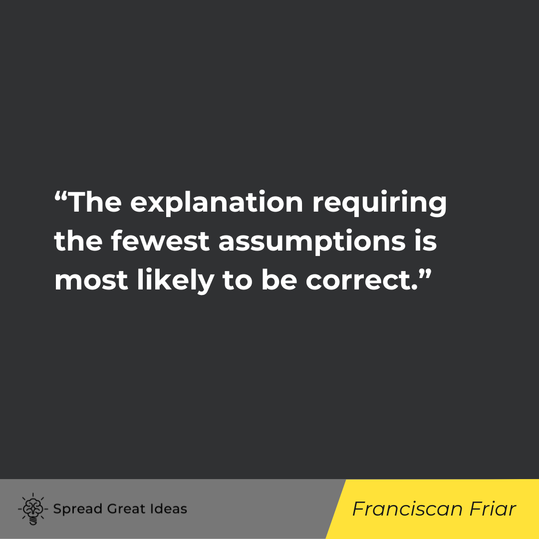 Franciscan Friar Quote on Assumption