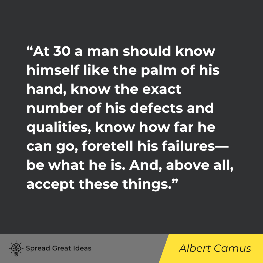 Albert Camus on Acceptance Quotes