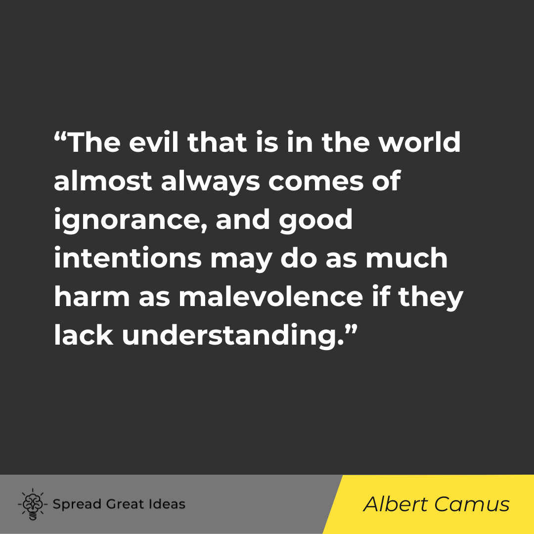 Albert Camus on Critical Thinking & Free Speech Quotes
