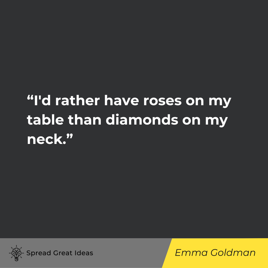 Emma Goldman on Measuring Wealth Quotes