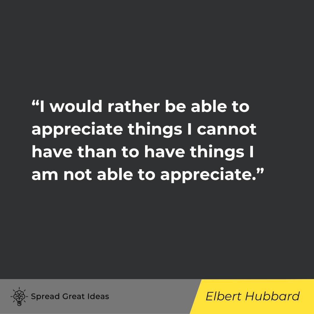 Elbert Hubbard on Measuring Wealth Quotes