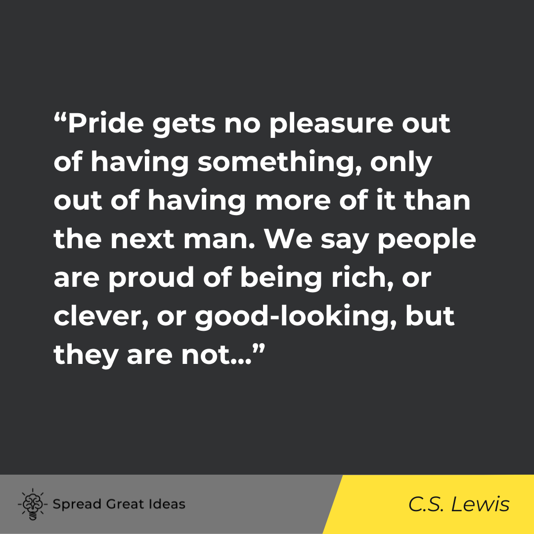 C.S. Lewis on Measuring Wealth Quotes
