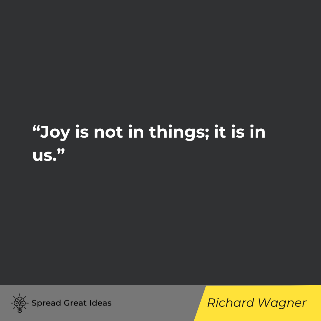 Richard Wagner on Measuring Wealth Quotes