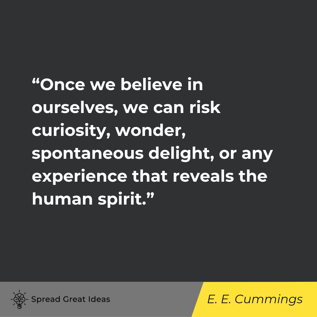 E. E. Cummings on Be Yourself Quotes:
