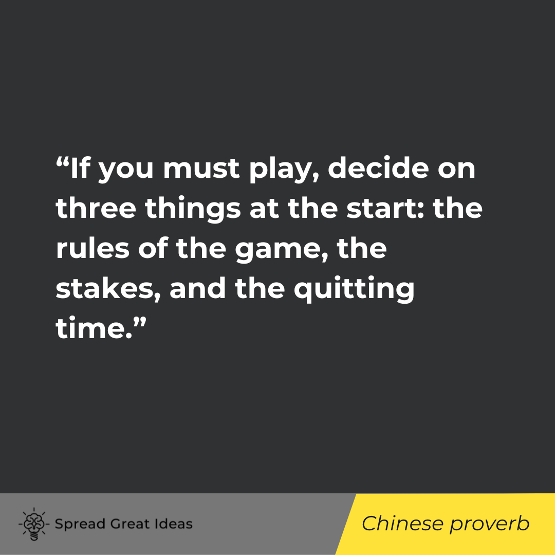 Chinese proverb on Preparation Quotes