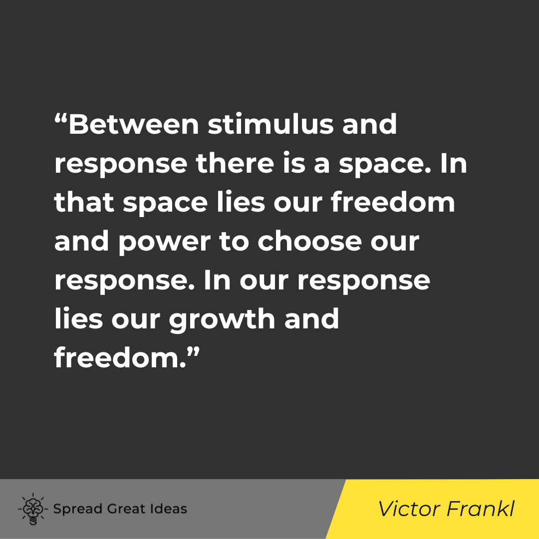 Victor Frankl on Positivity Quotes