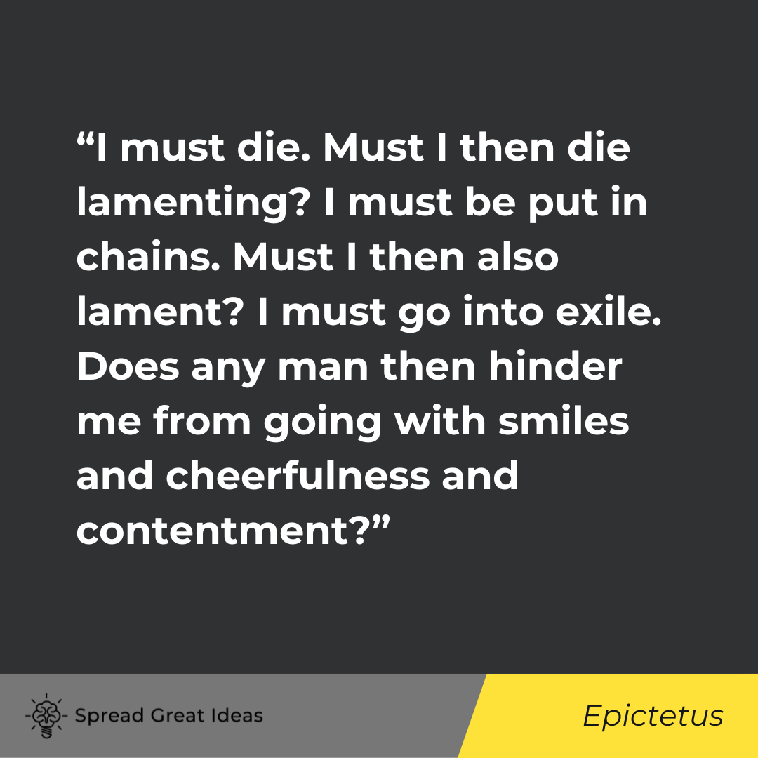Epictetus on Positivity Quotes