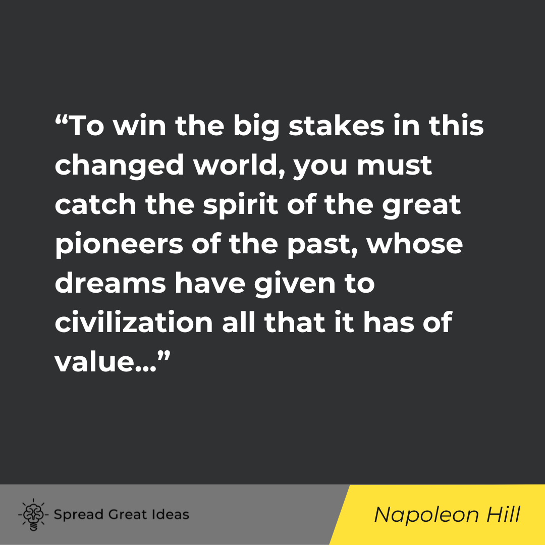 Napoleon Hill on Positivity Quotes