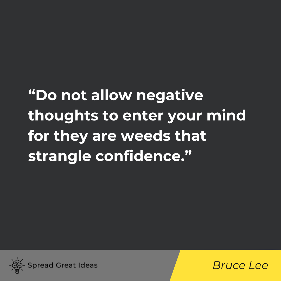 Bruce Lee on Positivity Quotes