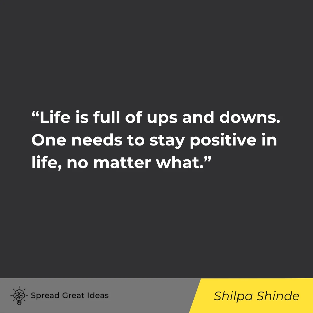 Shilpa Shinde Quote on Stay In Your Lane