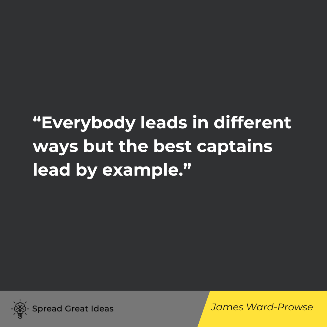 James Ward-Prowse Quote on Lead by Example