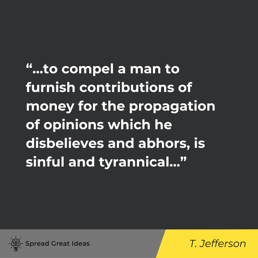 Thomas Jefferson on Government Tyranny Quotes