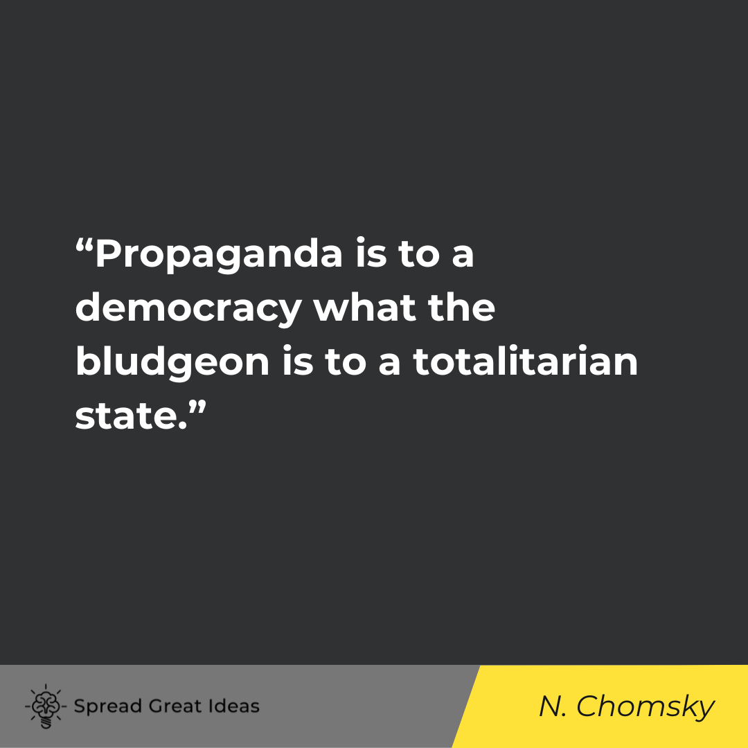 Noam Chomsky on Government Tyranny Quotes