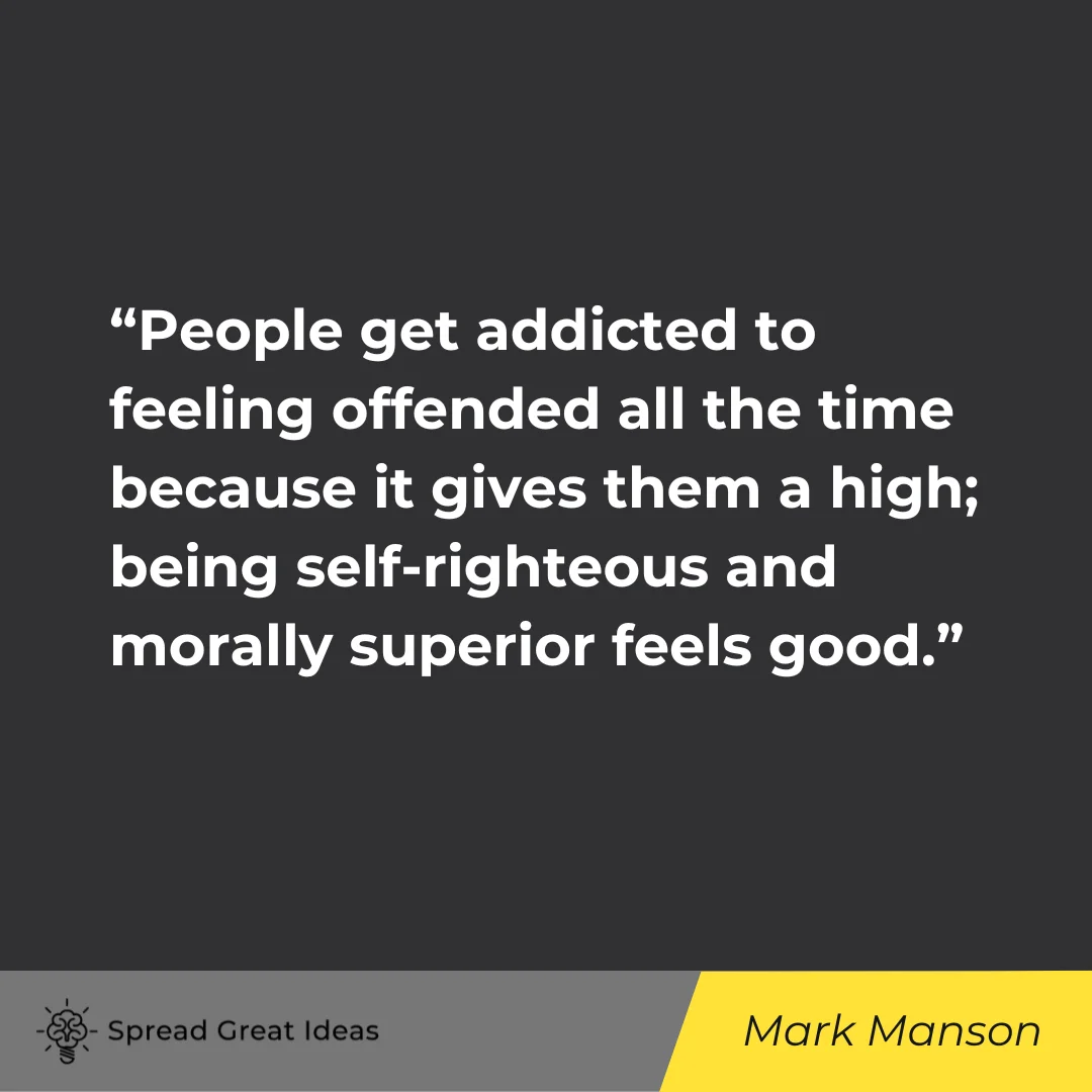 Mark Manson on Social Media Quotes