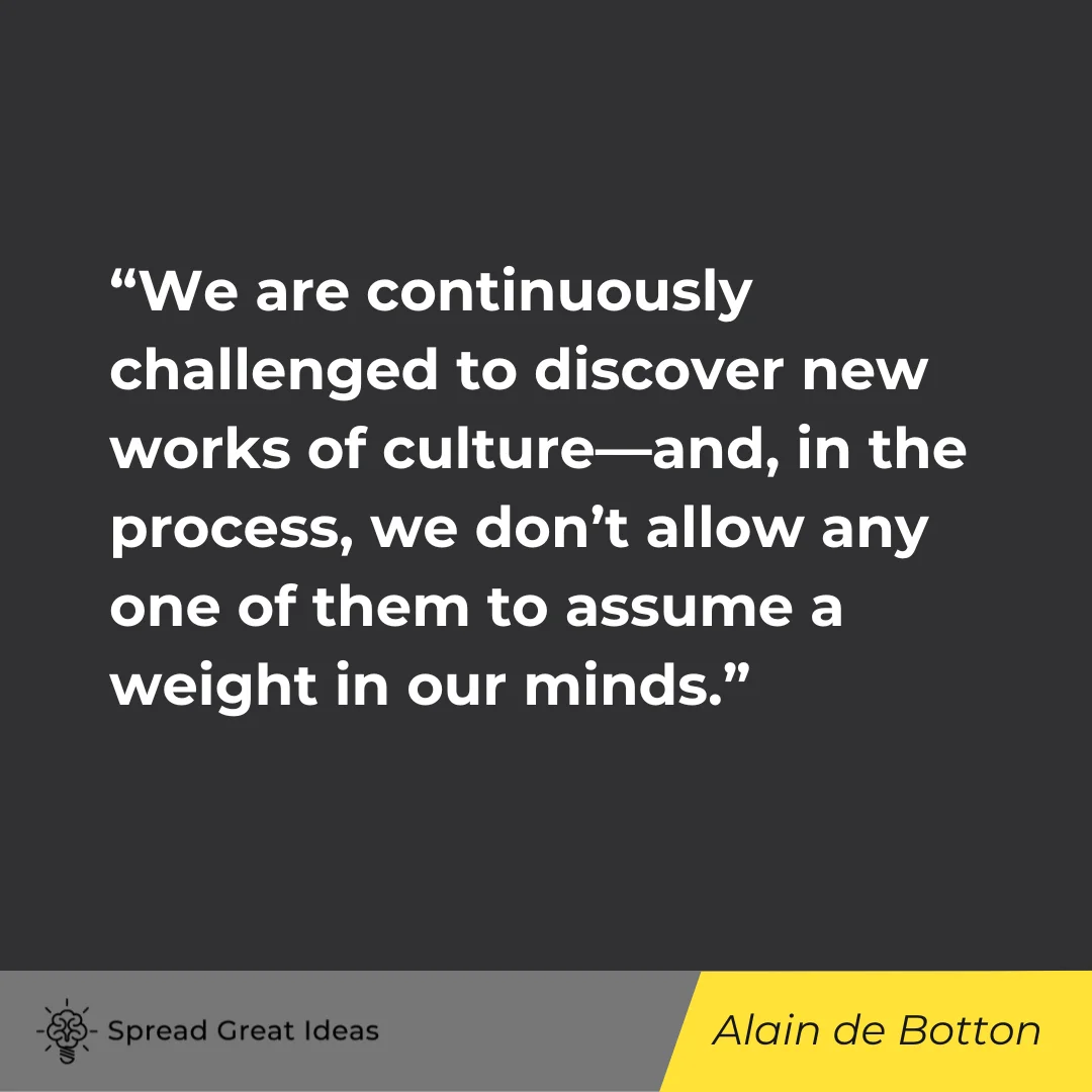 Alain de Botton on Social Media Quotes