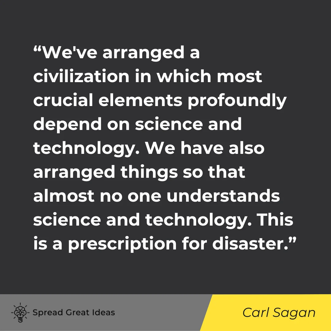 Carl Sagan on Social Media Quotes