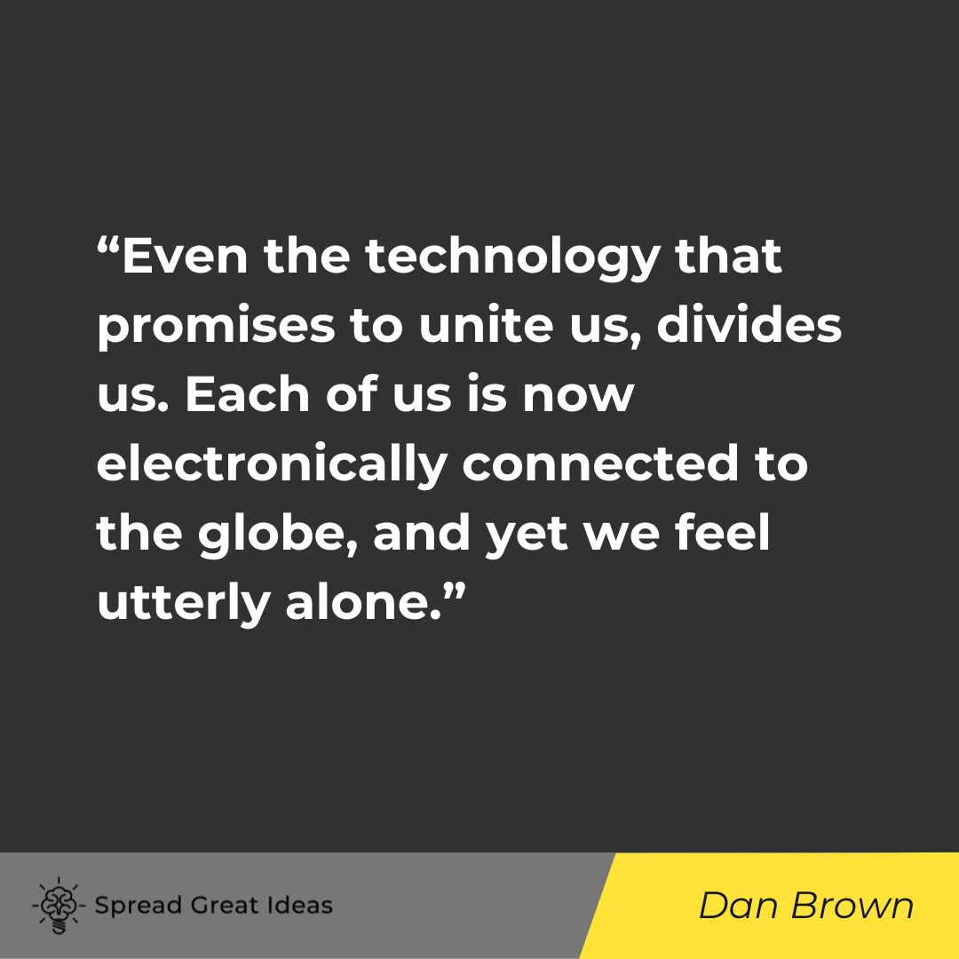 Dan Brown on Social Media Quotes
