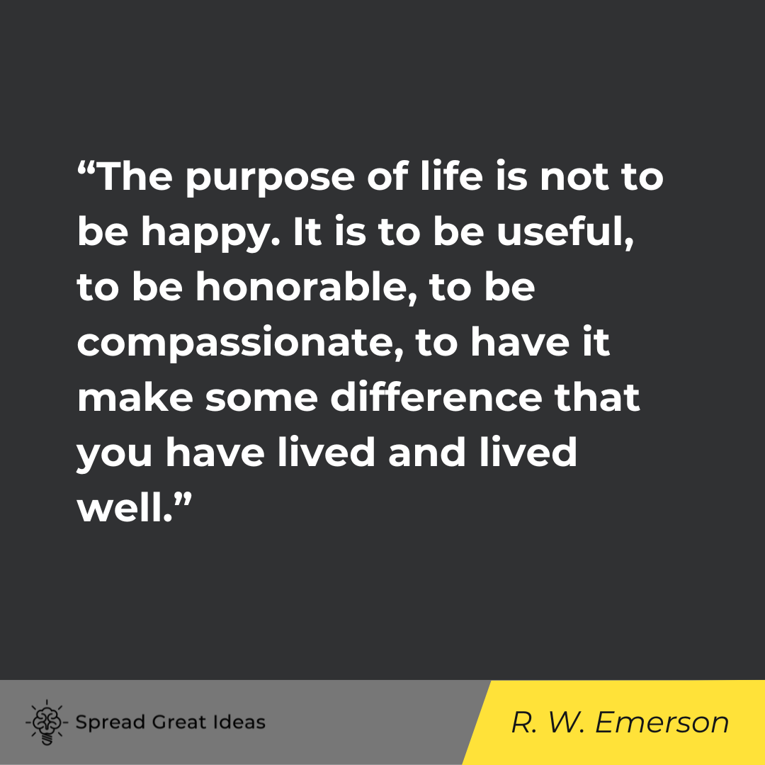 Ralph Waldo Emerson on Helping Others Quotes