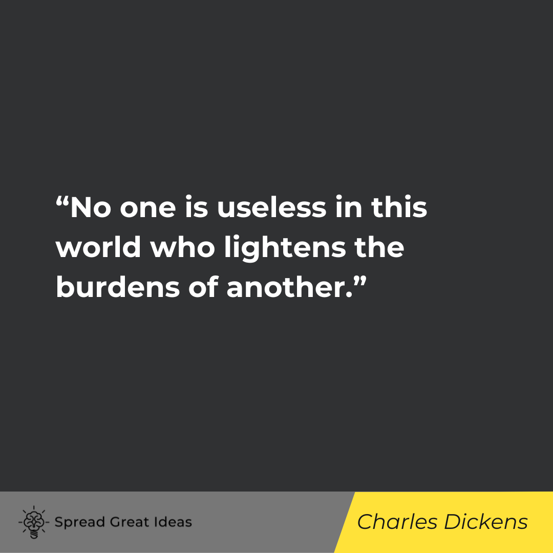 Charles Dickens on Helping Others Quotes