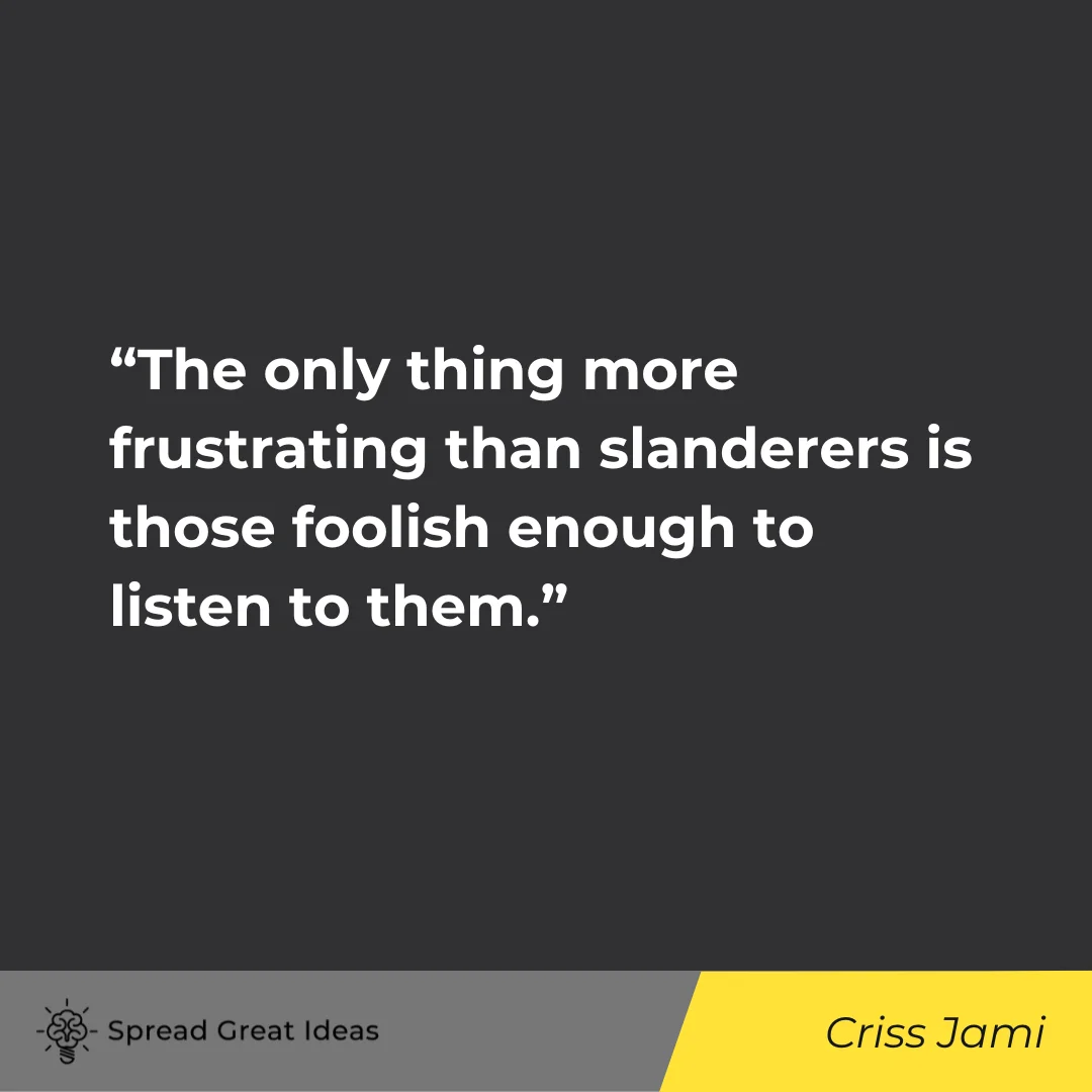 Criss Jami Quote on Frustrated