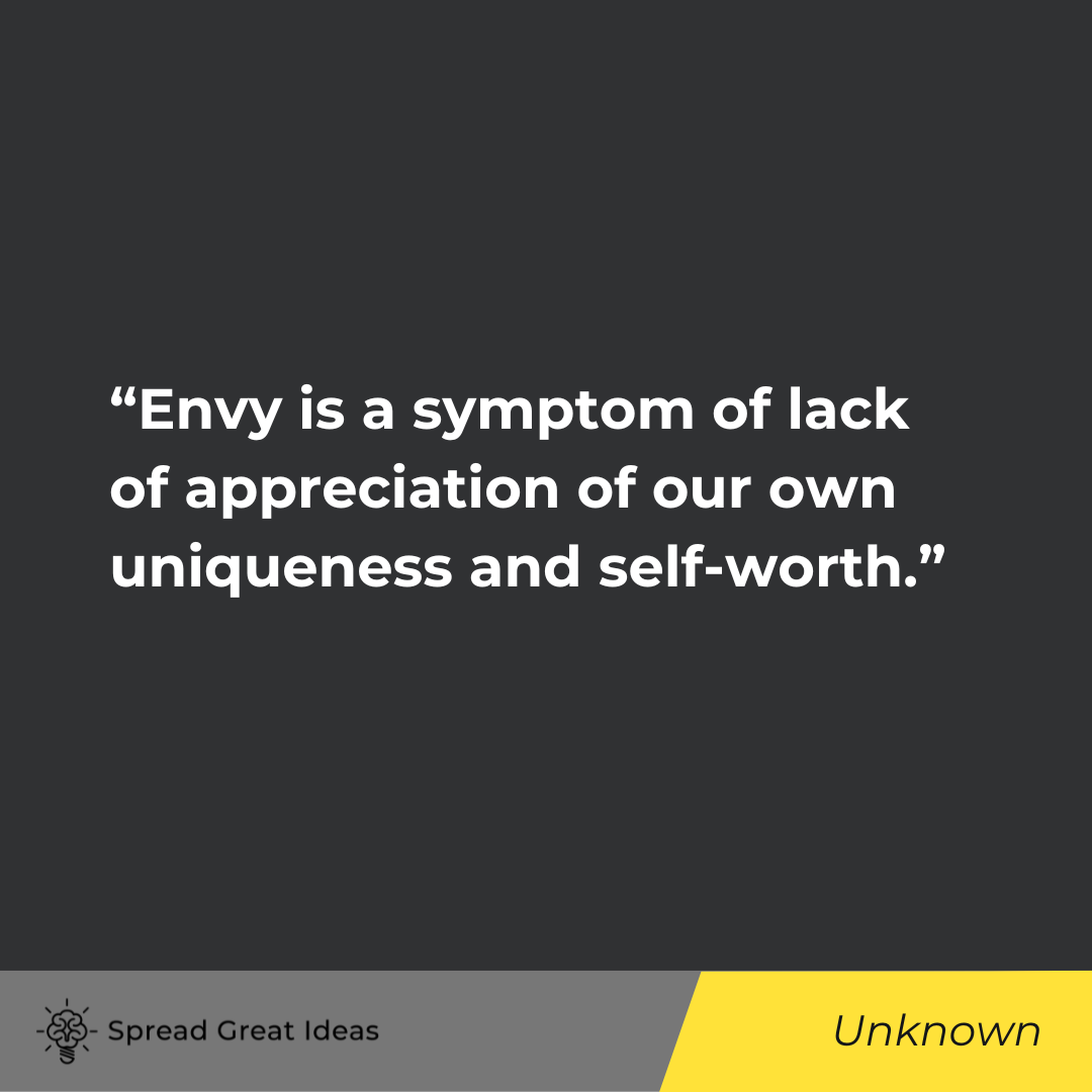 Unknown on Envy Quotes