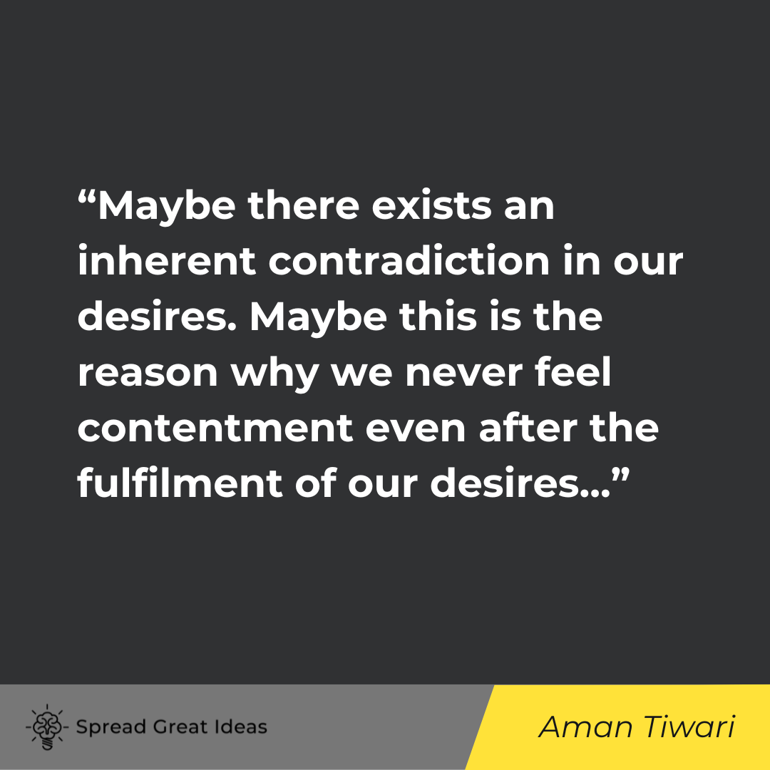 Aman Tiwari on Duality Quotes