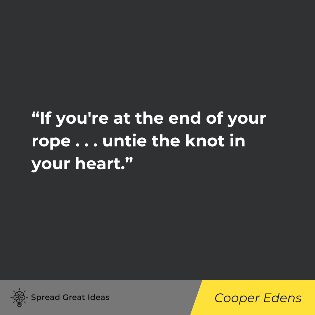 Cooper Edens on Frustrated Quote