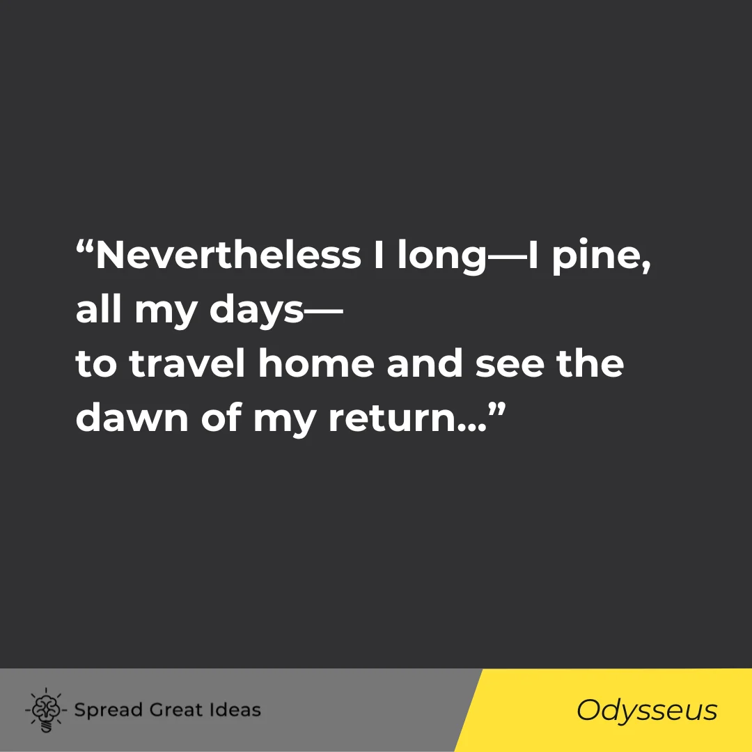 Odysseus on Perseverance Quotes