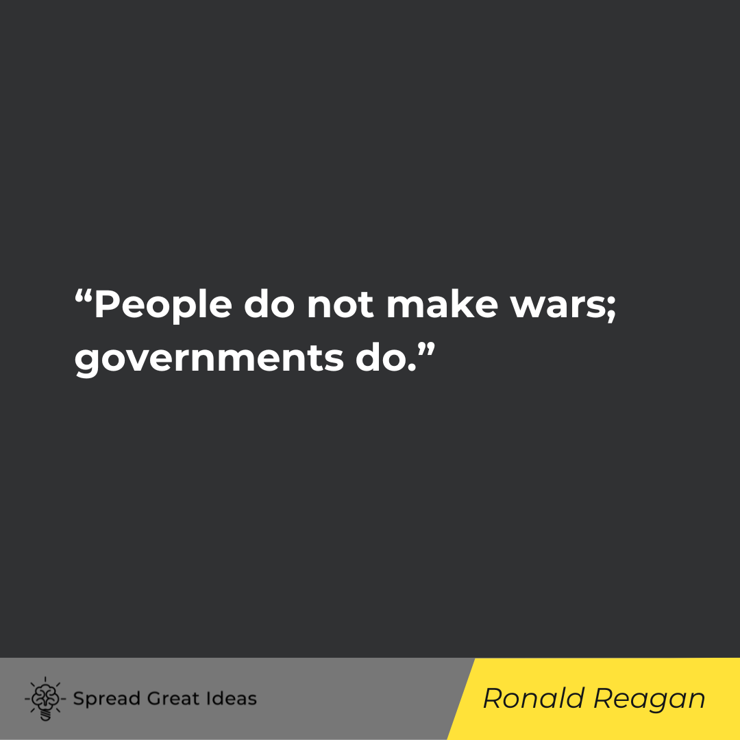 Ronald Reagan on War Quotes