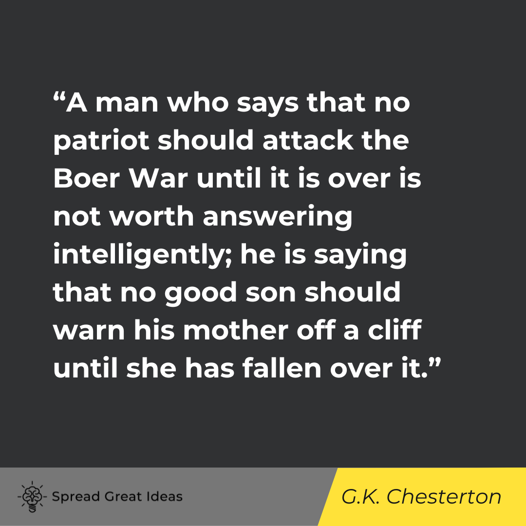 G.K. Chesterton on Civil Disobedience Quotes