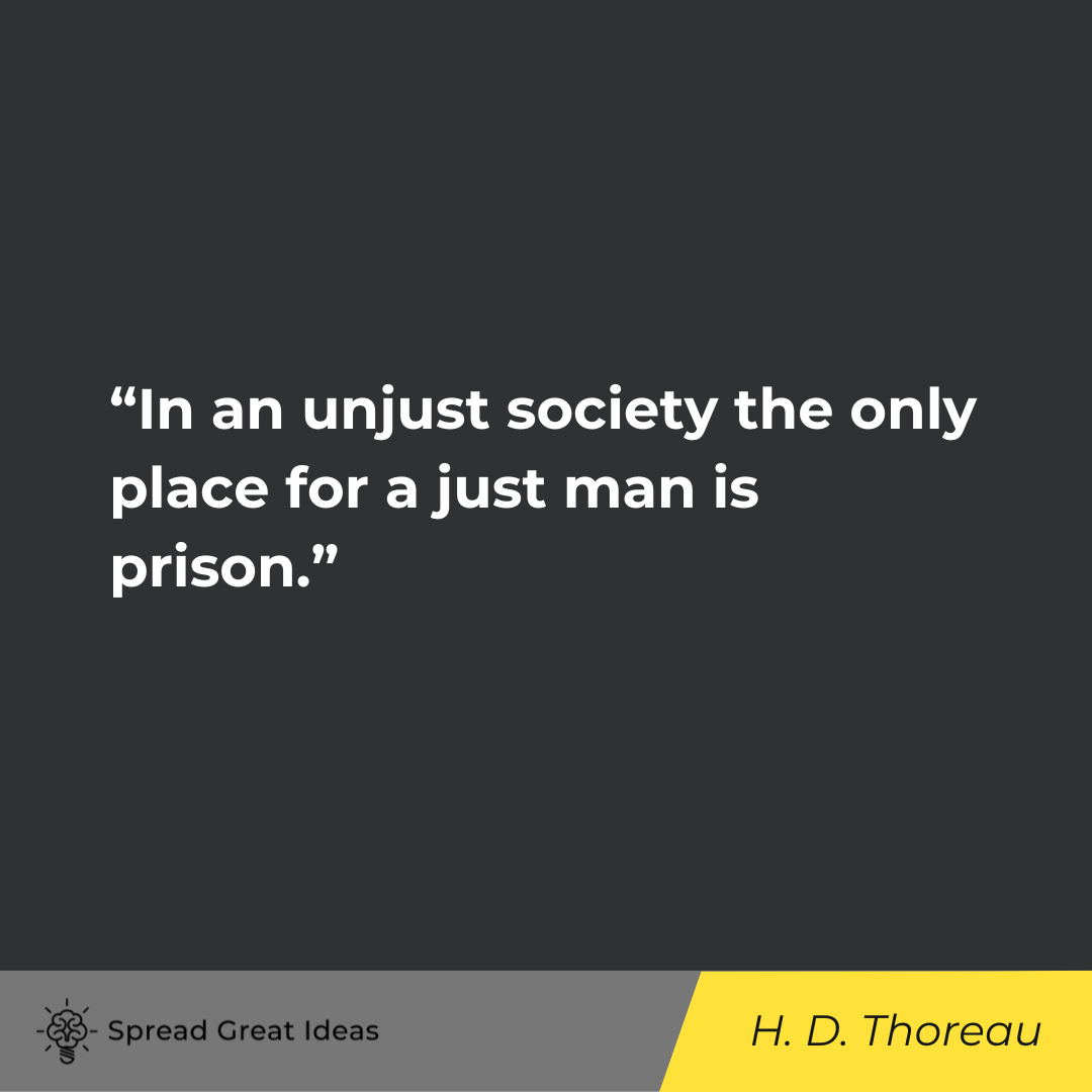 Henry David Thoreau on Civil Disobedience Quotes