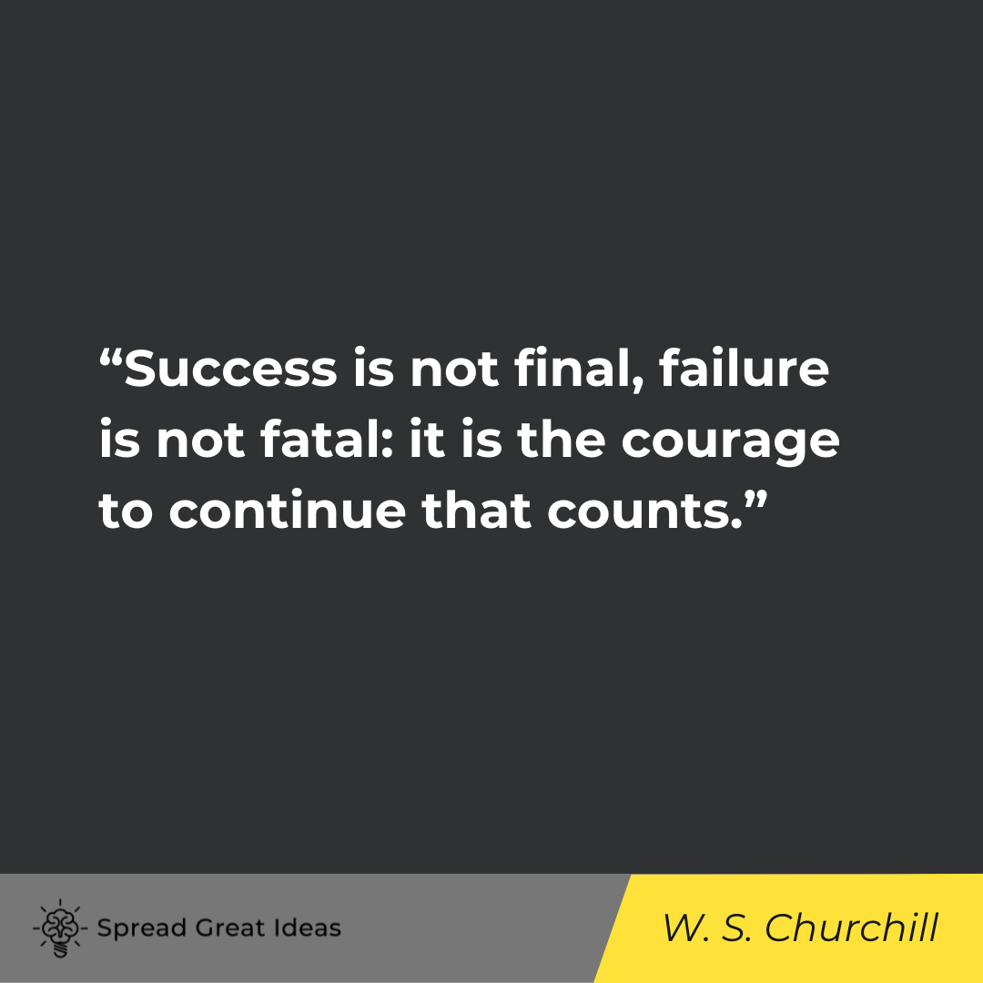 Winston S. Churchill on Success Quotes