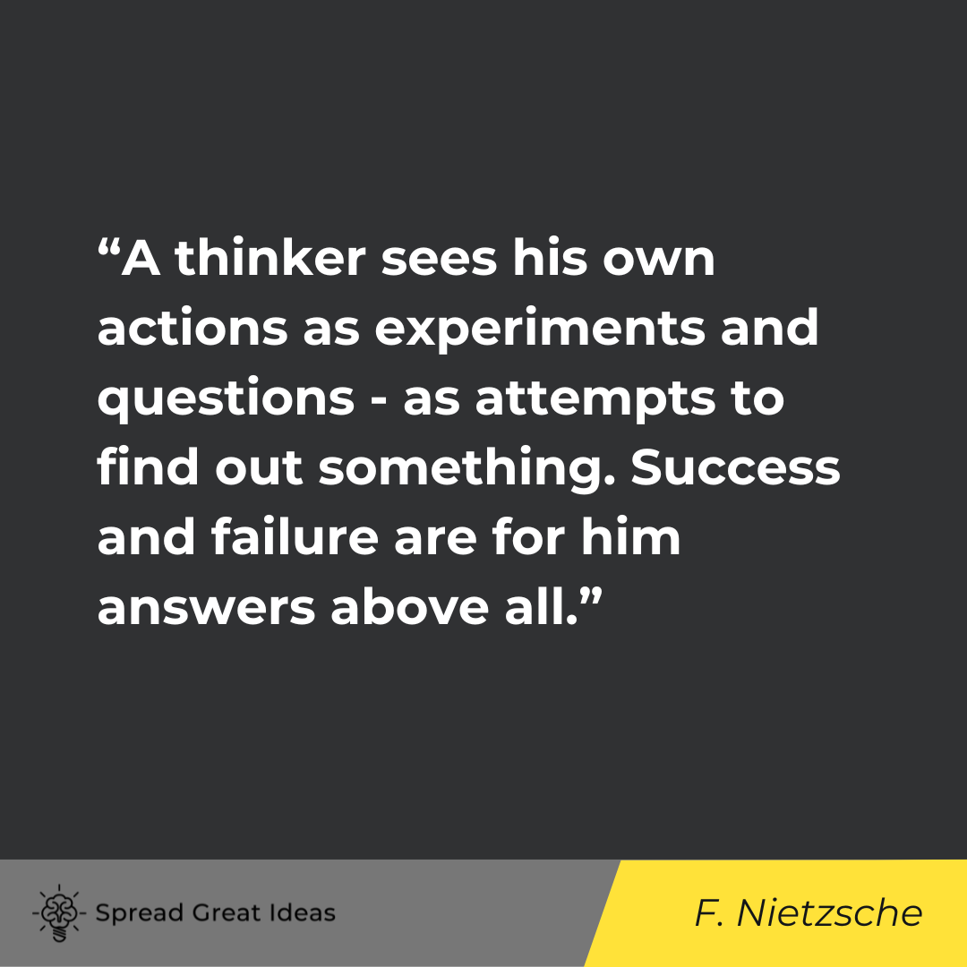 Friedrich Nietzsche on Success Quotes