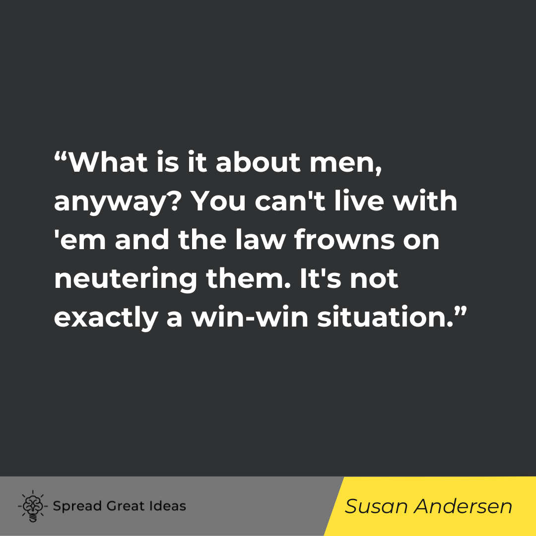Susan Andersen on Frustrated Quote