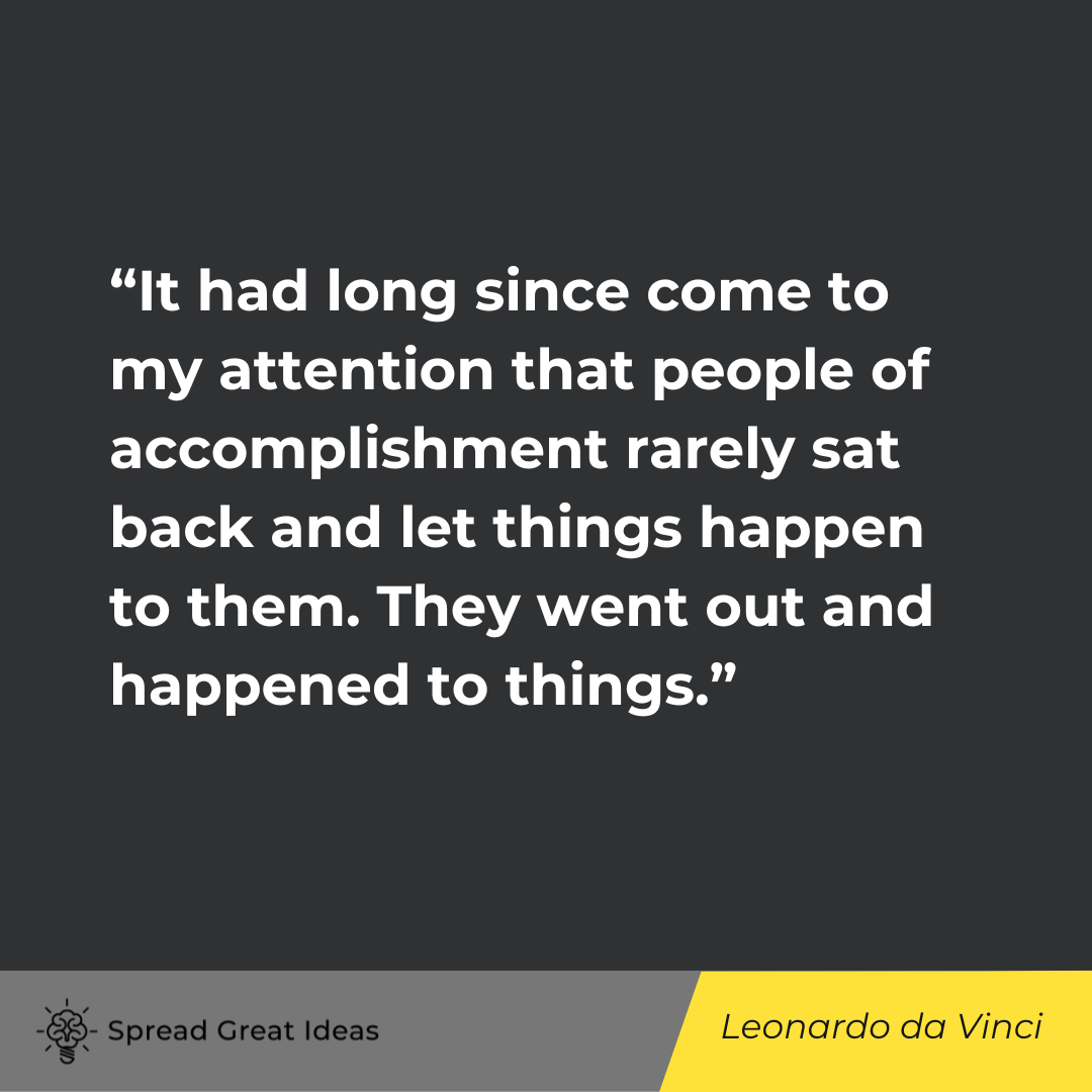 Leonardo da Vinci on Success Quotes