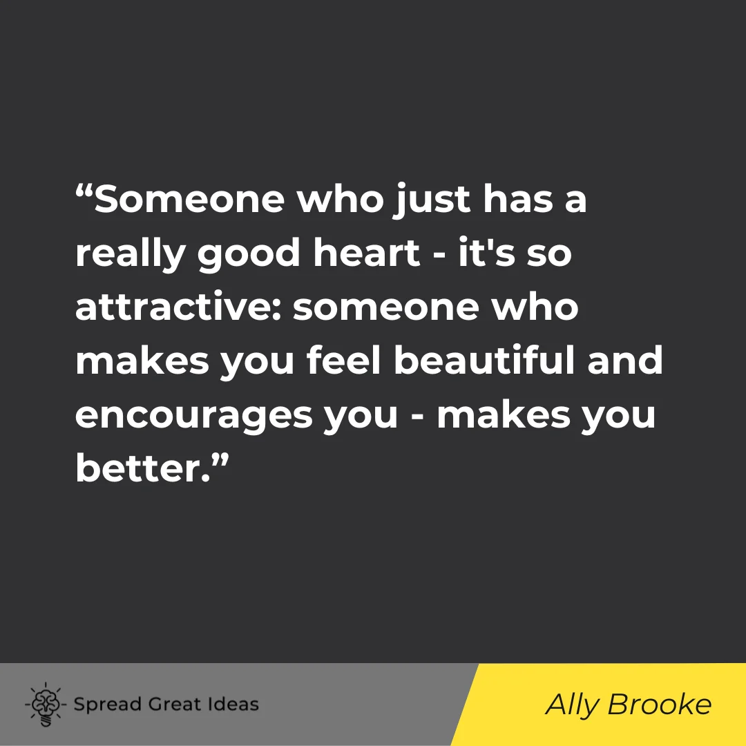 Ally Brooke on Good Heart Quotes