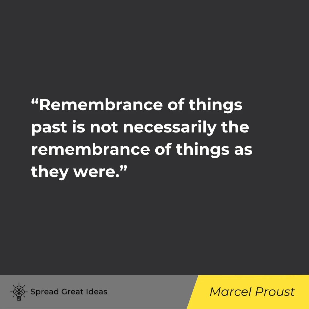 Marcel Proust on Nostalgia Quotes